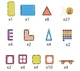 Klocki Magnetyczne 3D Woopie Zestaw Pociąg 71 elementów (46010) (5906280656010) - obraz 4