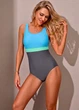 Жіночий спортивний купальник FS Swimsuit М Сірий (9605) - зображення 1