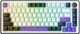 Клавіатура дротова Hator Hellyberry HK75 Mechanical Linear RGB USB White/Violet (HK75) - зображення 1