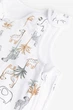Спальний мішок утеплений для хлопчика H&M 1174434-001 074-80 см (6-12 months) білий - зображення 2
