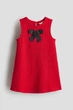 Платье без рукавов для девочки H&M 1315664-001 110-116 см (4-6 years) Красный - изображение 2