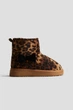 Угги с искусственной замши для девочки H&M 1244796-005 24-25 Коричневый - изображение 1