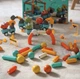 Klocki Magnetyczne Woopie Dinozaury Konstrukcyjne Zestaw 84 elementy (41008) (5906280651008) - obraz 2
