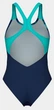Купальник закритий для жінок Arena DREAMHLINE SWIMSUIT V BACK Синій 36 (008328-780-36) - зображення 4