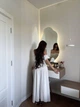 Женское платье силуэтное белое 42-44 с824.1724 - изображение 3