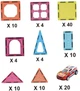 Magnetyczne Klocki Konstrukcyjne Woopie Parking 75 cm 112 elementów (45990) (5906280655990) - obraz 2
