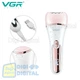 Епілятор VGR 6 в 1 V-733 PINK 12 насадок IPX7 LED дисплей - зображення 2