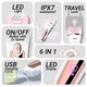 Епілятор VGR 6 в 1 V-733 PINK 12 насадок IPX7 LED дисплей - зображення 7