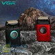 Электробритва VGR V-378 RED шейвер двойное лезвие + триммер регулировка мощности 7000-9000 RPM LED Display - изображение 3