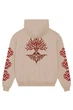 Худі оверсайз з вишивкою Tree of Life Beige 3XL - зображення 2