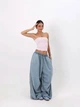 Unisex baggy джинси / Блакитний one-size - зображення 6