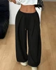 Unisex оверсайз брюки / черный one-size - изображение 3