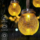 Декоративный хрустальный стеклянный LED шар для террасы garden light jar - изображение 5