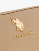 Сумка кросбоді U.S. Polo Assn. Classic Zip Crossbody Bag Taupe (бежева) - зображення 6