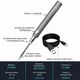 Портативний USB паяльник 8Вт 5В 900мА серый с одним жалом - изображение 4