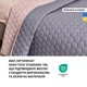 Покривало IDEIA "Silhouette" 240х260 см (двостороннє), Сірий 000035949 - изображение 5