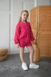 Мусліновий костюм, must-have для маленьких модниць мод ДОЕ-020, Малина, 122-128 - изображение 1