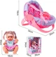 Lalka bobas MalPlay w nosidełku z akcesoriami 30 cm 107070 (5901924215707) - obraz 2