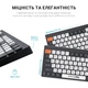 Клавіатура OfficePro SK985BO Bluetooth/Wireless UA Black/White (SK985BO) - зображення 5