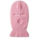 Теплая вязаная балаклава WS Розовая One size Акриловая пряжа - изображение 2