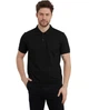 Футболка-поло базовая мужская Combined Blank Apparel CBP0101BLACK XL черная (2228692372103) - изображение 1