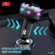 Автомобильный FM модулятор MP3 с зарядкой 3.1A (USB + USB-C) — Earldom ET-M99 Black (788338) - изображение 6