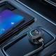 Автомобильный FM модулятор MP3 с быстрой зарядкой 3.1A и RGB подсветкой — Earldom ET-M106 Black (786273) - изображение 3