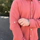 Рубашка мужская из муслина 32758 XXL коралловая - изображение 5