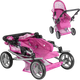 Коляска для ляльок MalPlay Unicorns 3 в 1 114098 (5901924247432) - зображення 6