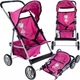 Прогулянкова коляска для ляльок MalPlay Little Princess 102854 Rose (5901924217510) - зображення 1