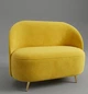 Диван Chetco Lounge 120х55х90 см желтый - изображение 3