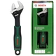 Ключ розвідний Bosch (0-32 мм, 208 мм) з прогумованою рукояткою (27004) - зображення 2