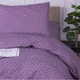 Простынь MirSon Ranforce Elite 17-0626 Geometry Purple 150 х 220 см (2200008205164) - изображение 3
