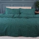 Простынь MirSon Ranforce Elite 17-0622 Geometry Emerald 150*220 - изображение 2