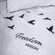Комплект постельного белья MirSon Ranforce Elite 11-2107 White "Freedom" 160 x 220 см (2200008700492) - изображение 2