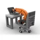 3D Конструктор Office Shrimp 12 см Фигурка Офисная креветка (01825) - изображение 2
