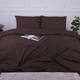 Комплект постельного белья MirSon Ranforce Elite 17-0624 Geometry Brown 143 x 210 см (2200008204167) - изображение 1