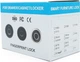 Электронный замок PiPo PF029+PBF20 для шкафчиков и выдвижных ящиков c кодовым паролем, 3xАAA, Φ50.5x21 мм (YT42547) - изображение 5