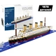 Конструктор Большой корабль Titanic (Титаник) 1878+ деталей мини кубик - изображение 1