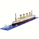 Конструктор Большой корабль Titanic (Титаник) 1878+ деталей мини кубик - изображение 3