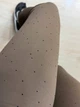 Лосины женские Clover 2962 с россыпью камней и широким поясом 2XL коричневые - изображение 7