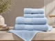 Полотенце махровое LoveYouHome хлопковое 75×150 см светло‑голубое (ly60216) - изображение 3
