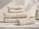 Полотенце махровое LoveYouHome хлопковое 50×80 см бежевое (ly60196) - изображение 5