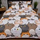 Комплект постельного белья Moon&Star Двуспальный 175х210 см Moon Cats Бязь Gold Люкс (MS-820010927) - изображение 2