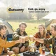 Складной кемпинговый стол с 2 лавками 180 x 74 x 74 см Outsunny - изображение 9