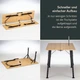 Складной стол для кемпинга 120 x 70 x 70 см Skandika - изображение 4