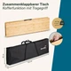 Складной стол для кемпинга 120 x 70 x 70 см Skandika - изображение 6