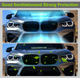 Решетка-норица BMW X3 G01 / X4 G02 2018-2021 черная глянцевая Double Bridge, спортивная решетка тюнинг - изображение 6