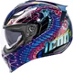 Шолом Icon Threshold Synthwave Lazer Cobra, XL, Синій (3066816) - зображення 2