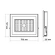 Прожектор TITANUM 50W 6500K 220V 4000 Lm(TLF506)IP65 - изображение 3